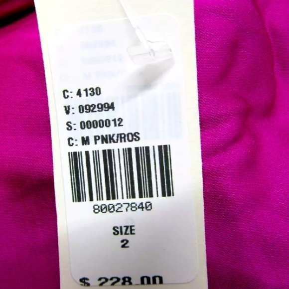 Anthropologie Size 2 Audry Cutout Maxi Dress Pink Purple NWT - Picture 8 of 8